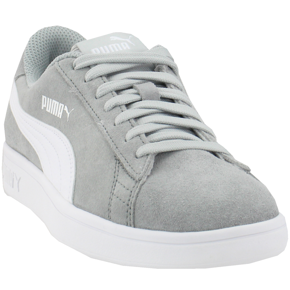 puma smash v2 grey suede