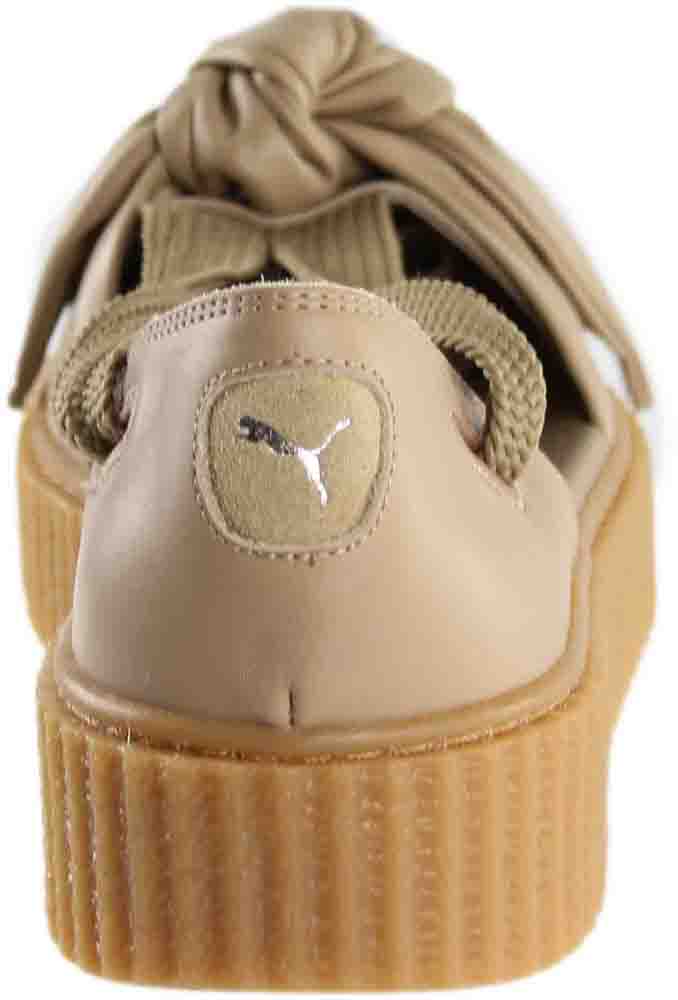 Puma Fenty By Rihanna Bow Creeper Lace Up Flats Brown Womens Lace Up Flats Puma Fenty By Rihanna Bow Creeper Lace Up Flats Brown Womens Lace Up Flats