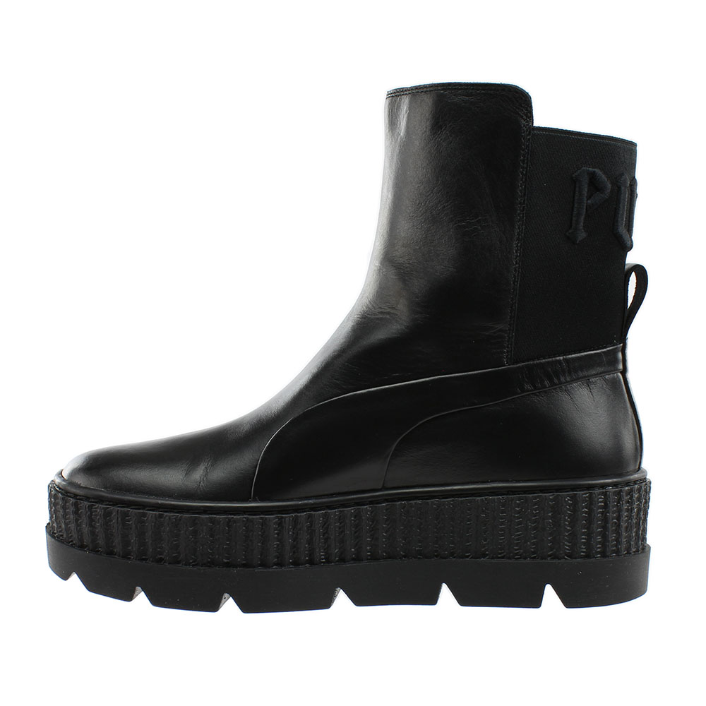 Puma Fenty By Rihanna Chelsea Booties Black Womens Platform Pull On Booties Puma Fenty By Rihanna Chelsea Booties Black Womens Platform Pull On Booties