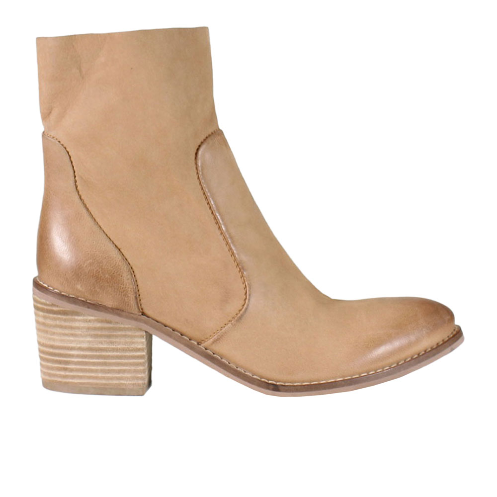 HD様 Diba True Majestic Zippered Round Toe Booties Womens Beige Casual