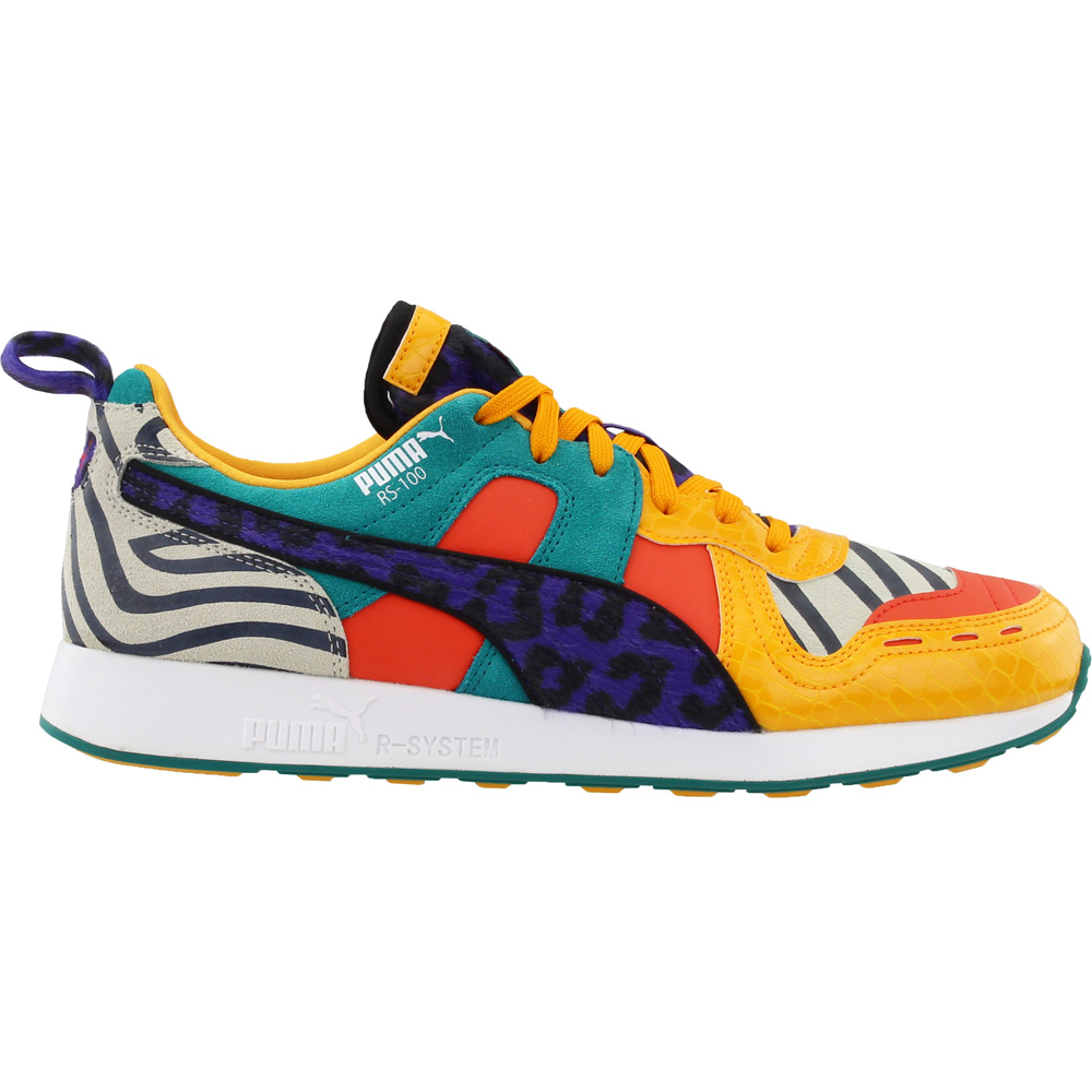 Puma RS-100 Animal Lace Up Sneakers Multi Mens Lace Up Sneakers