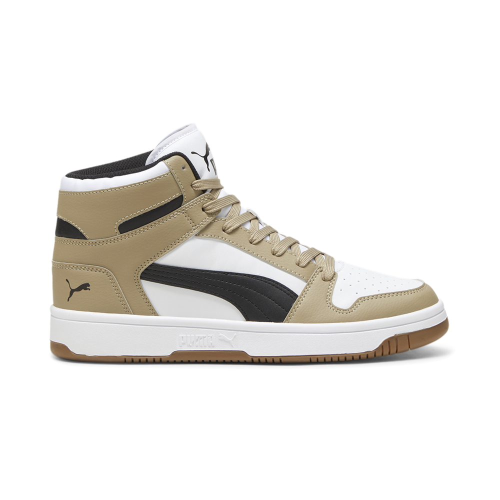Puma Rebound Layup High Top Mens Beige Sneakers Casual Shoes Puma Rebound Layup High Top Mens Beige Sneakers Casual Shoes