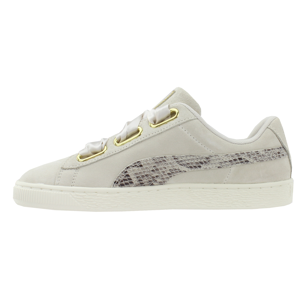 suede heart snake lux women's sneakers