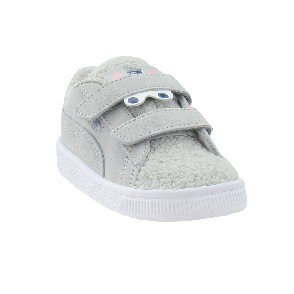 Puma Suede Winter Monster Slip On Sneakers (Infant) Grey Boys Slip On  Sneakers