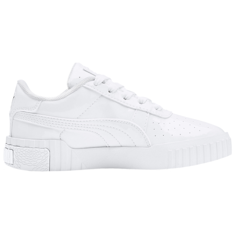 Shop White Puma Cali Patent Sneakers (Infant)