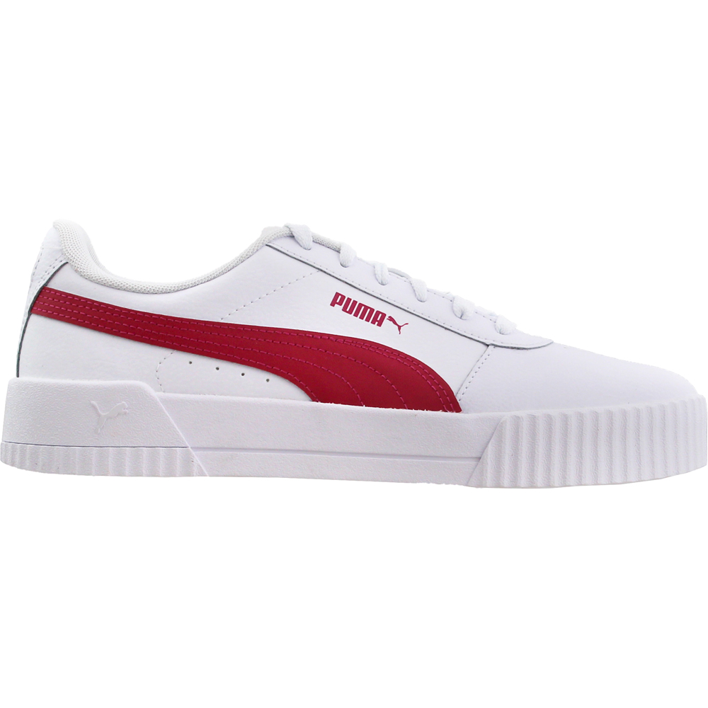 puma carina leather trainers ladies