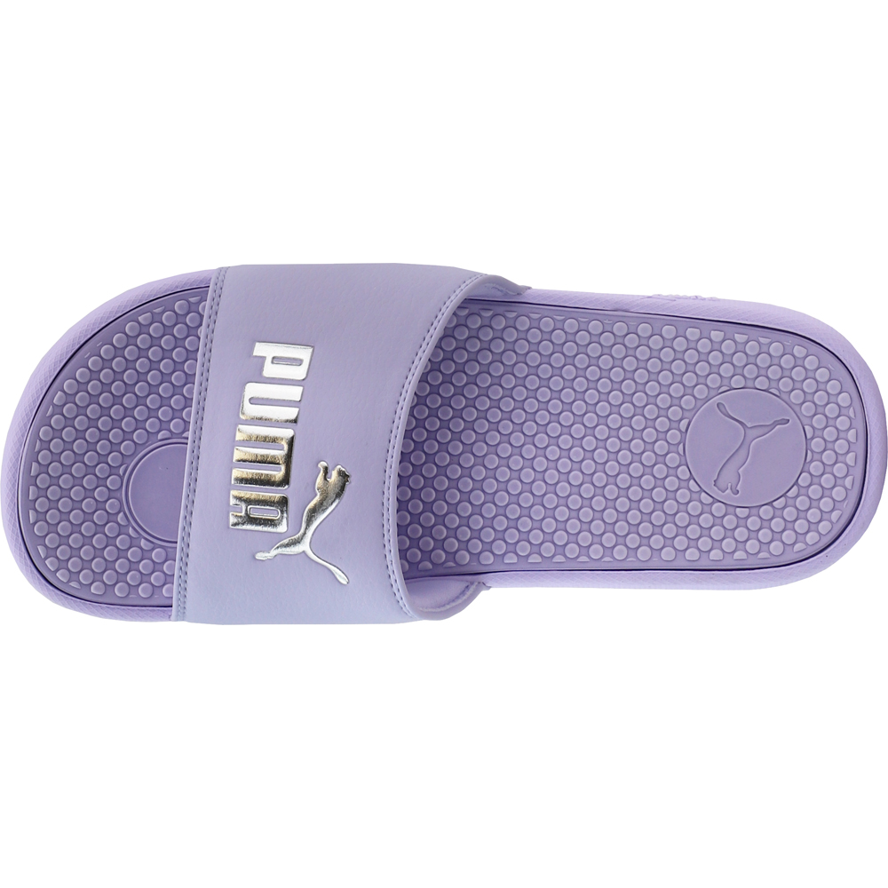 puma slides purple