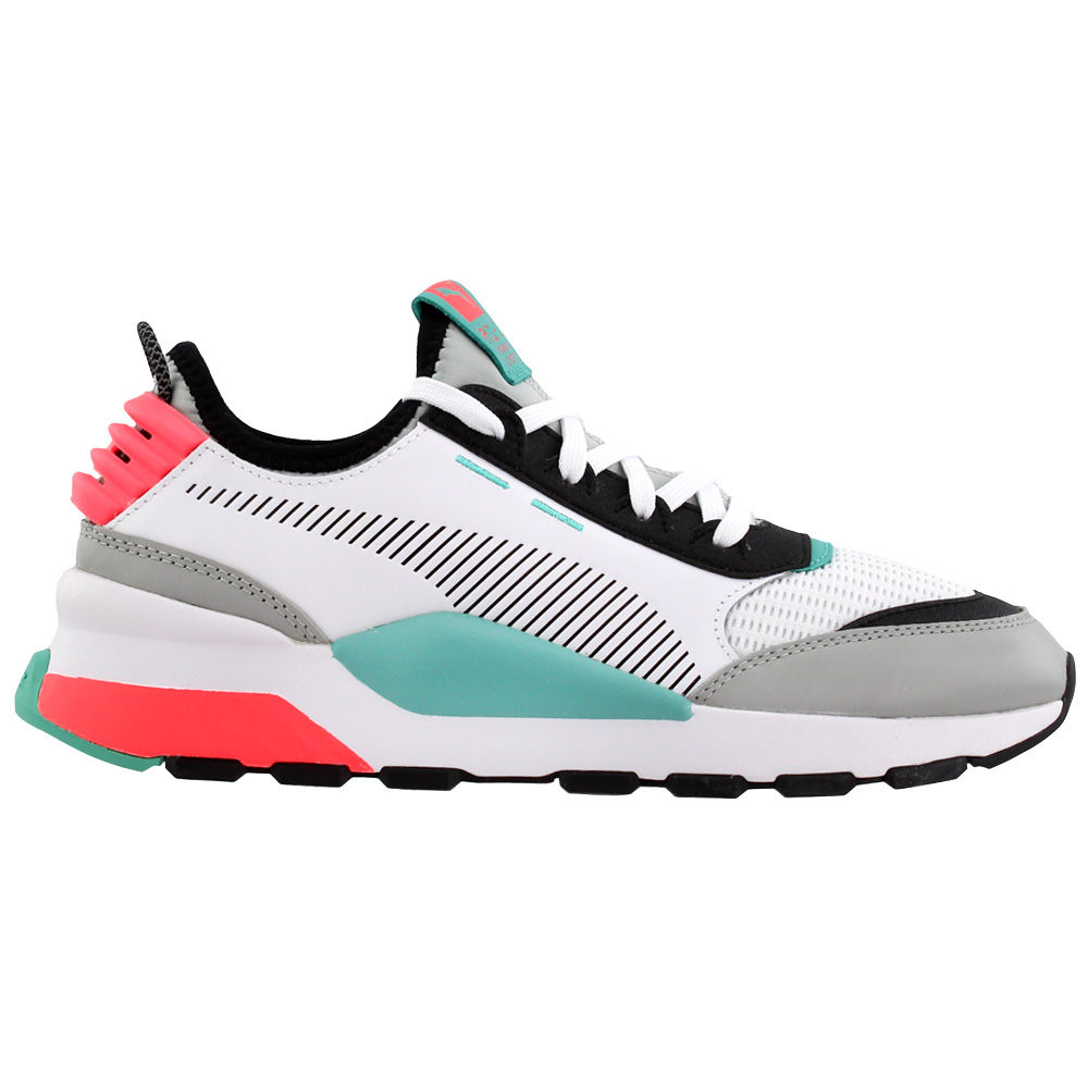Puma Rs 0 Meshmix White Womens Lace Up Sneakers