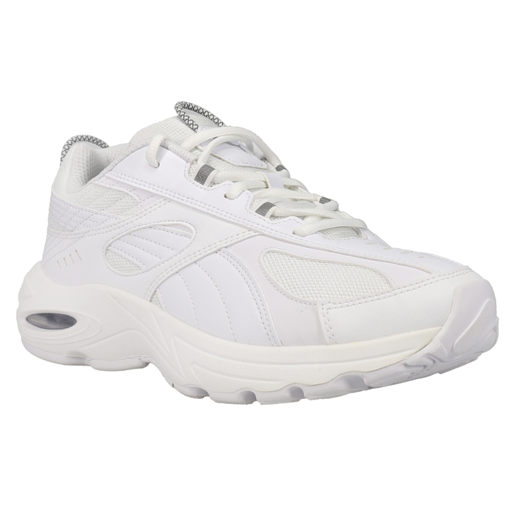 puma cell speed reflective trainers in white