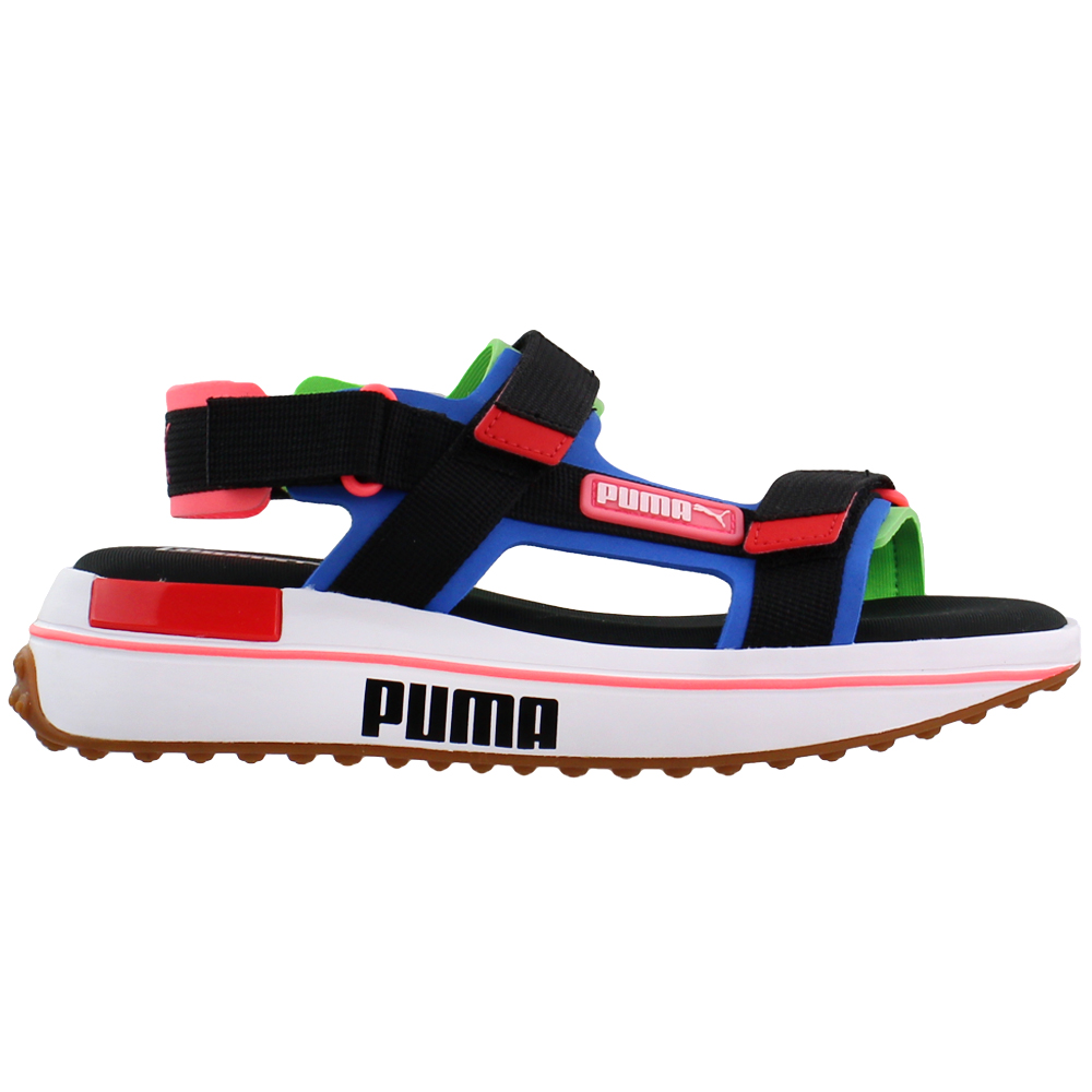 puma sandals blue