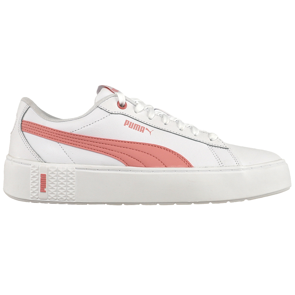 Puma Puma Smash Platform V2 Sneakers Pink, White Womens Lace Up Sneakers