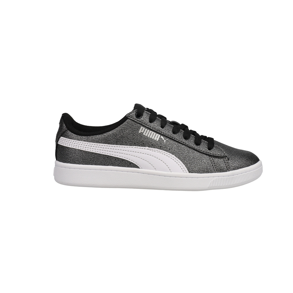 Puma Puma Vikky V2 Glitz 2 Sneakers (Big Kid) Silver Girls Lace Up Sneakers