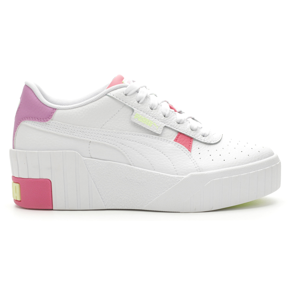 Shop White Puma Lace Up Sneakers