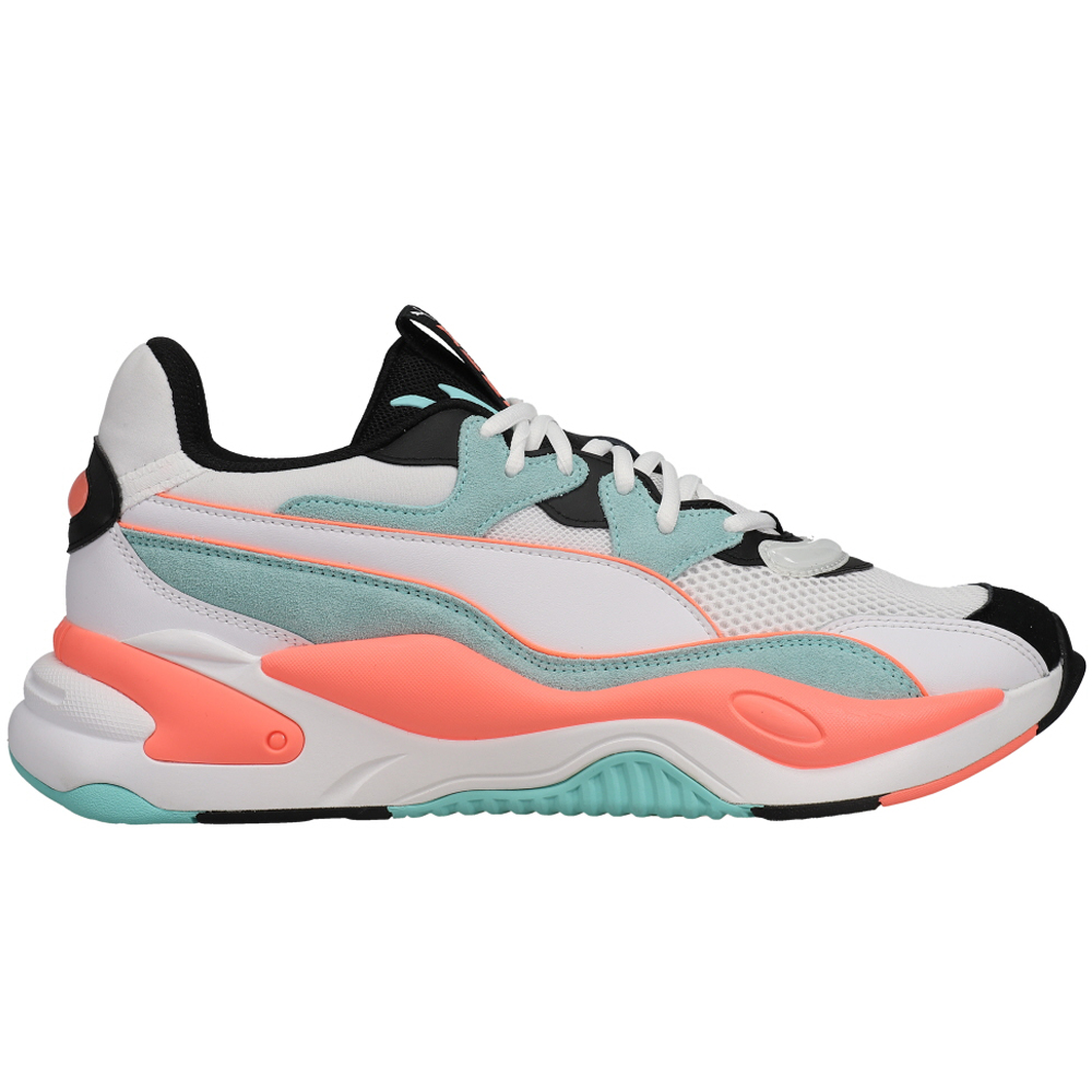 Puma RS-2K Futura Sneakers White Mens Lace Up, Sportstyle Sneakers