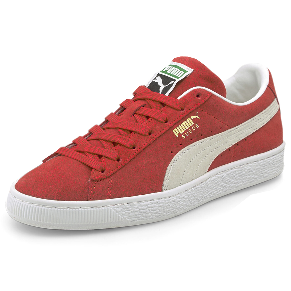 Puma Suede Classic Xxi Lace Up Mens Red Sneakers Casual Shoes 37491502 ...