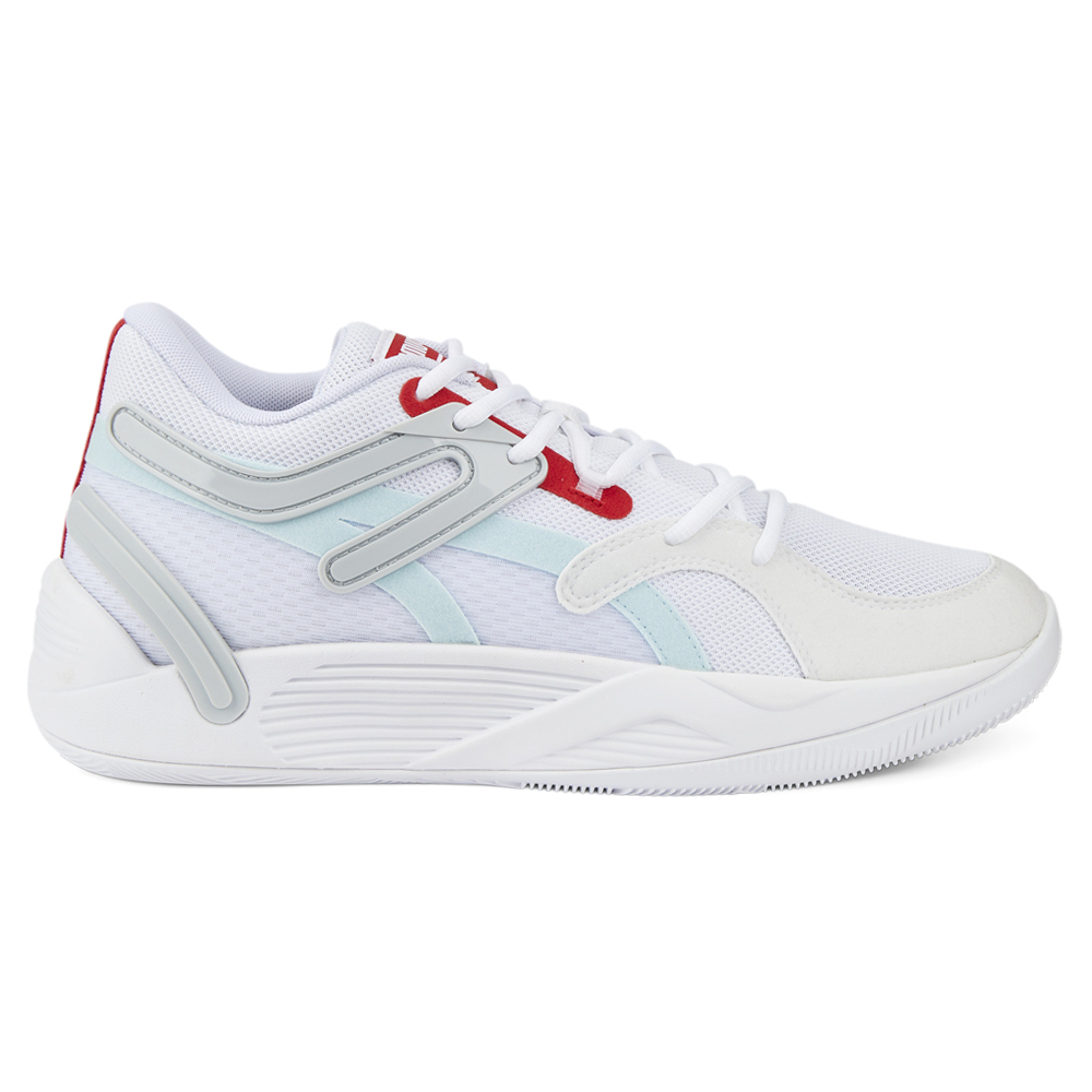 Puma Trc Blaze Court Basketball Mens White Sneakers Athletic Puma Trc Blaze Court Basketball Mens White Sneakers Athletic
