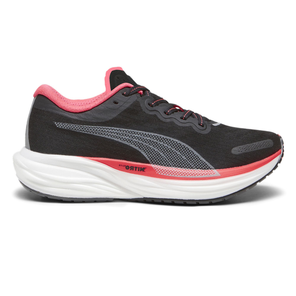 PUMA Deviate NITRO™ 2 Women's Road Running Shoes in Black, Size 8.5