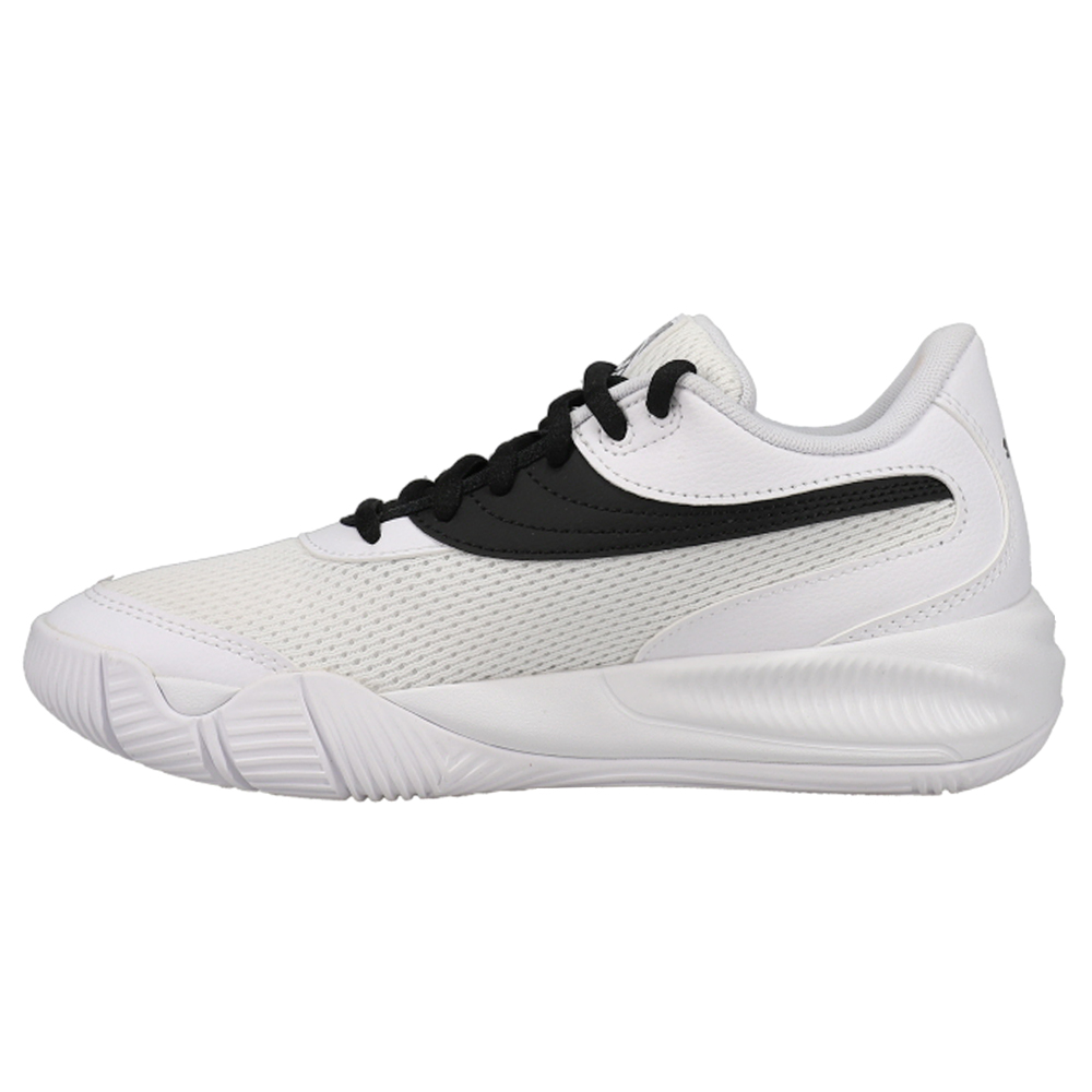 Black and white athletic clearance shoes