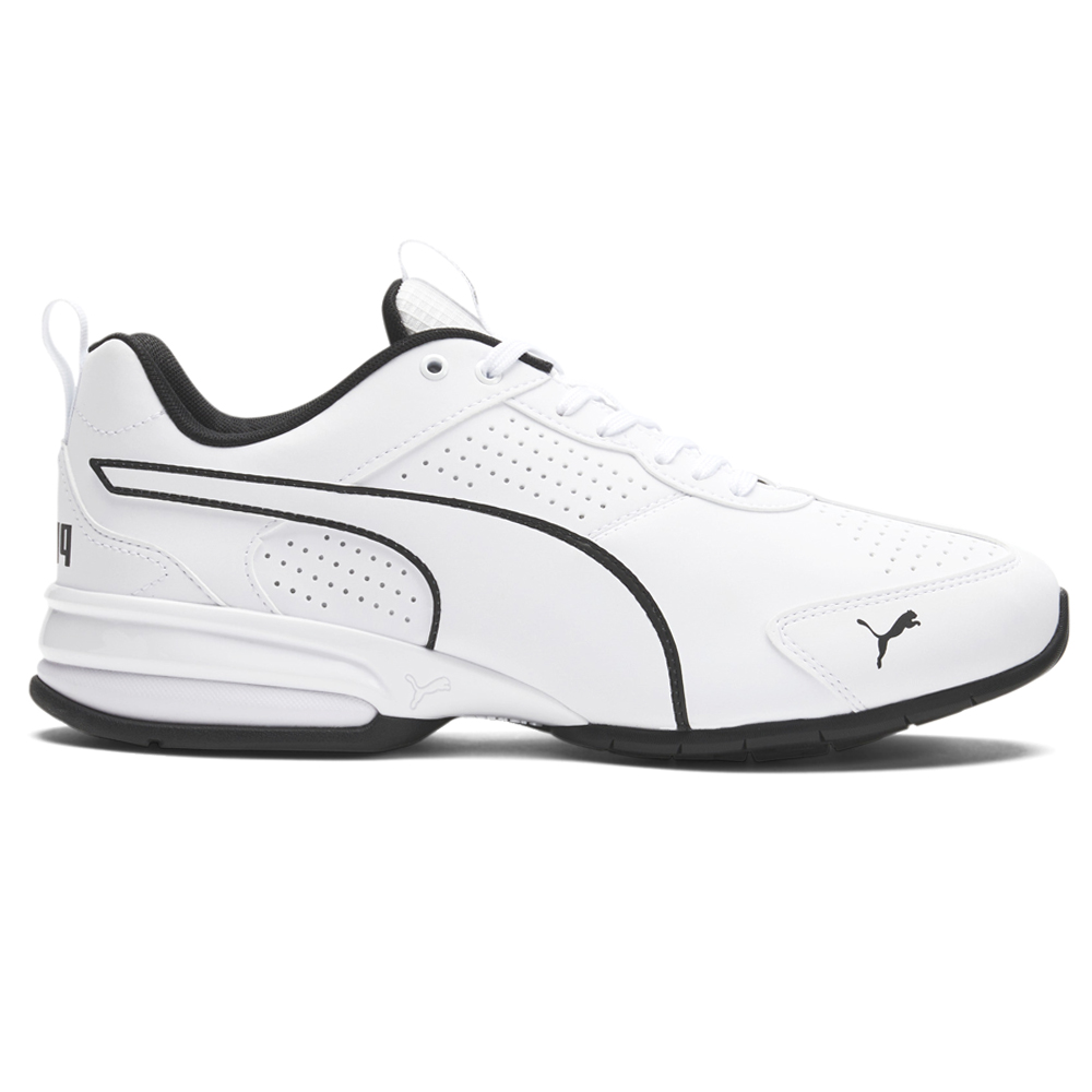 Charles Keasing Cobertizo atmósfera Shop White Mens Puma Tazon Advance Leather Running Shoes