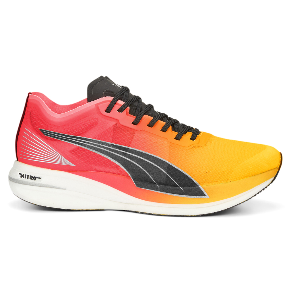 Puma Deviate Nitro Elite Fireglow Running Mens Orange Sneakers Athletic  Shoes 3