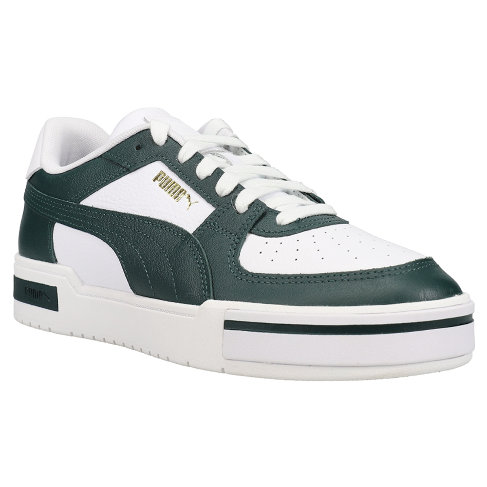 Puma Ca Pro Classic Lace Up Mens Green, White Sneakers Casual Shoes  380190-09