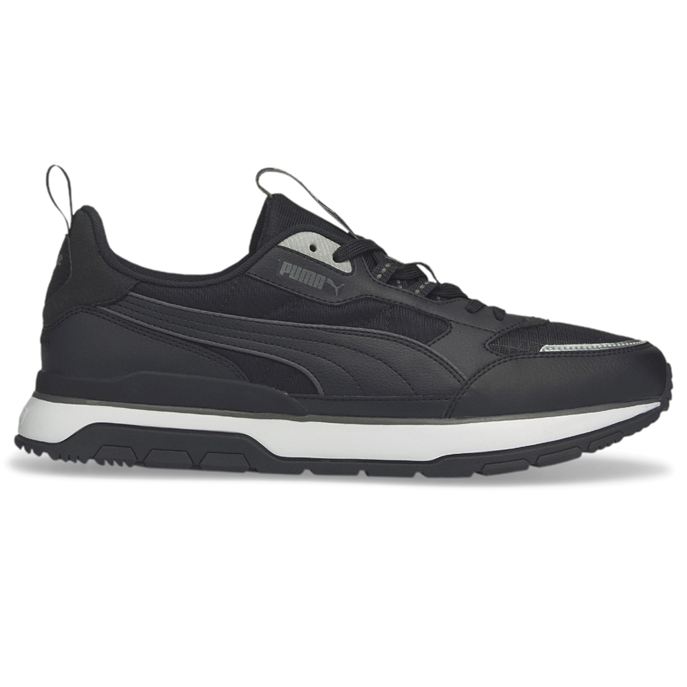 納得できる割引 Puma R78 Trek Lace Up Mens Black Sneakers Casual Shoes バッグ