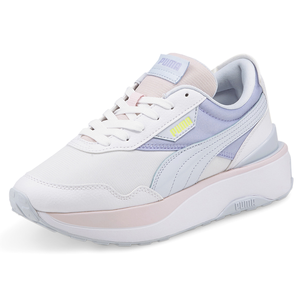 girls white puma trainers