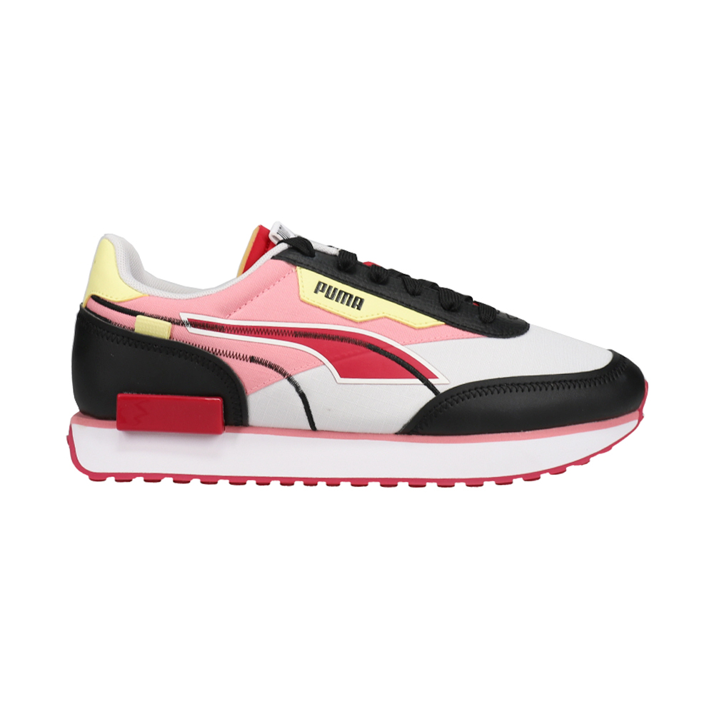 Shop Pink White Girls Puma Future Rider Twofold Sneakers Big Kid