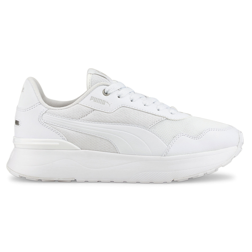 PUMA R78 Voyage Platform Youth Girls White Sneakers Casual