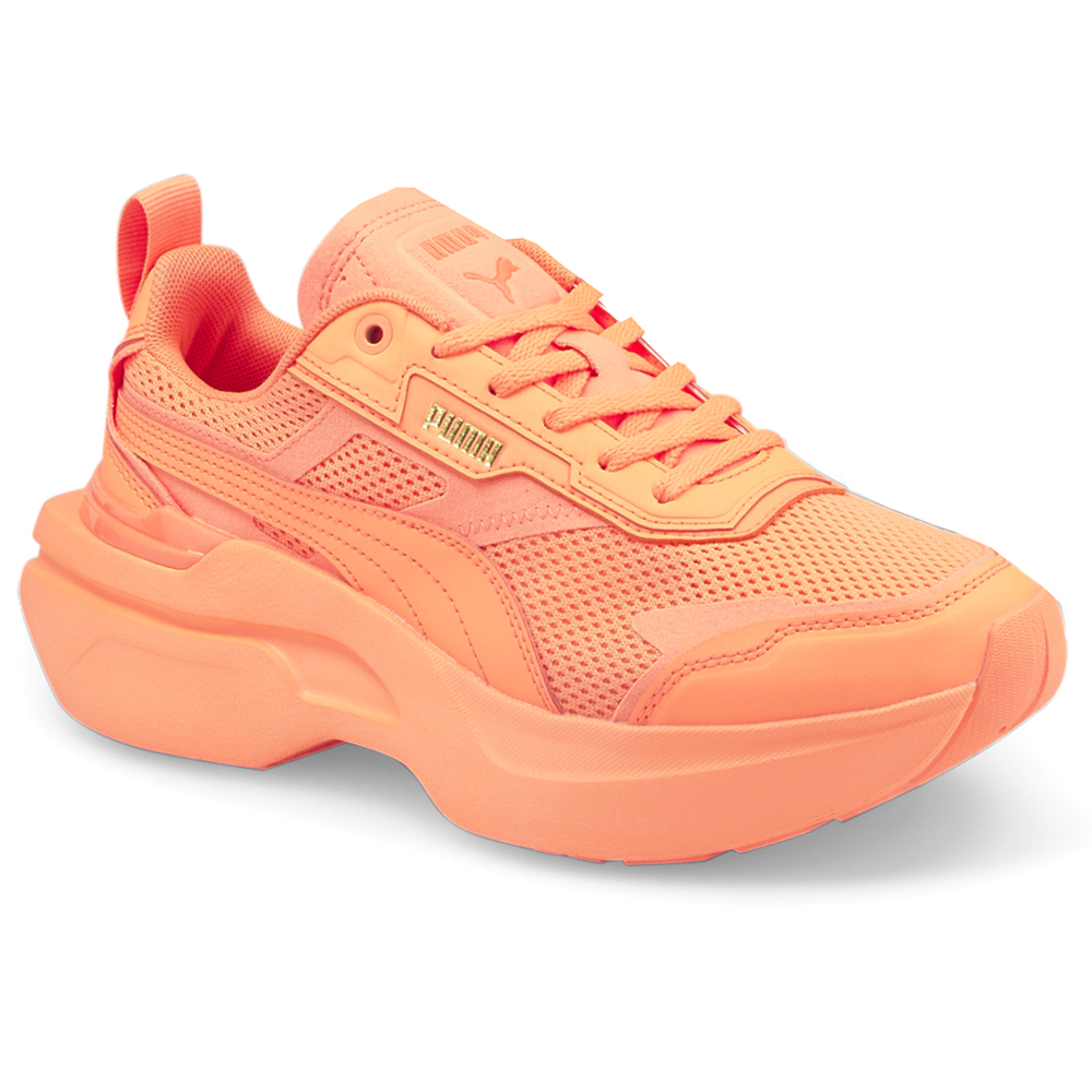 Puma Kosmo Rider Sorbet Lace Up Womens Orange Sneakers Casual 