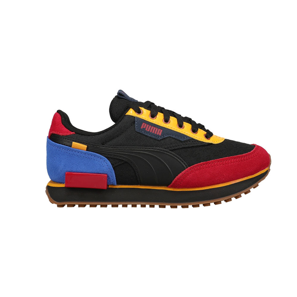 puma future rider orange laces