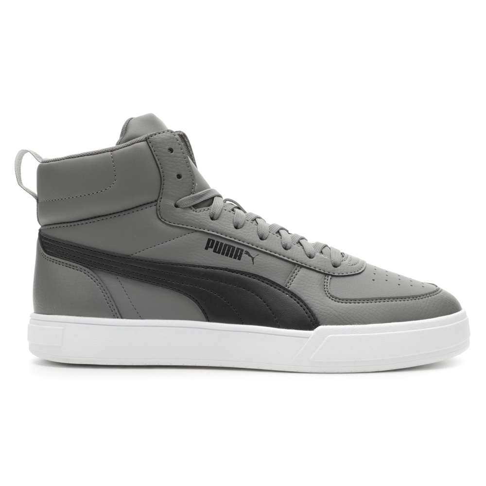 PUMA Caven Mid High Top Mens Grey Sneakers Casual Shoes