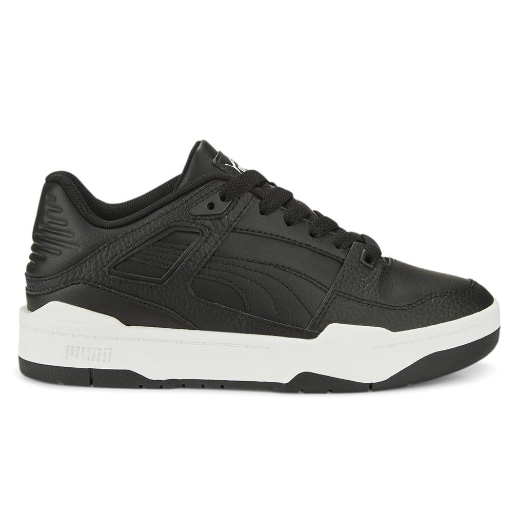 PUMA Slipstream Leather Lace Up Youth Boys Black Sneakers