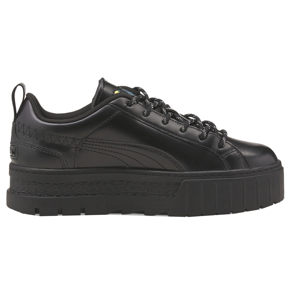 Shop Black Puma Lipa x Mayze Flutur Lace Up Platform Sneakers