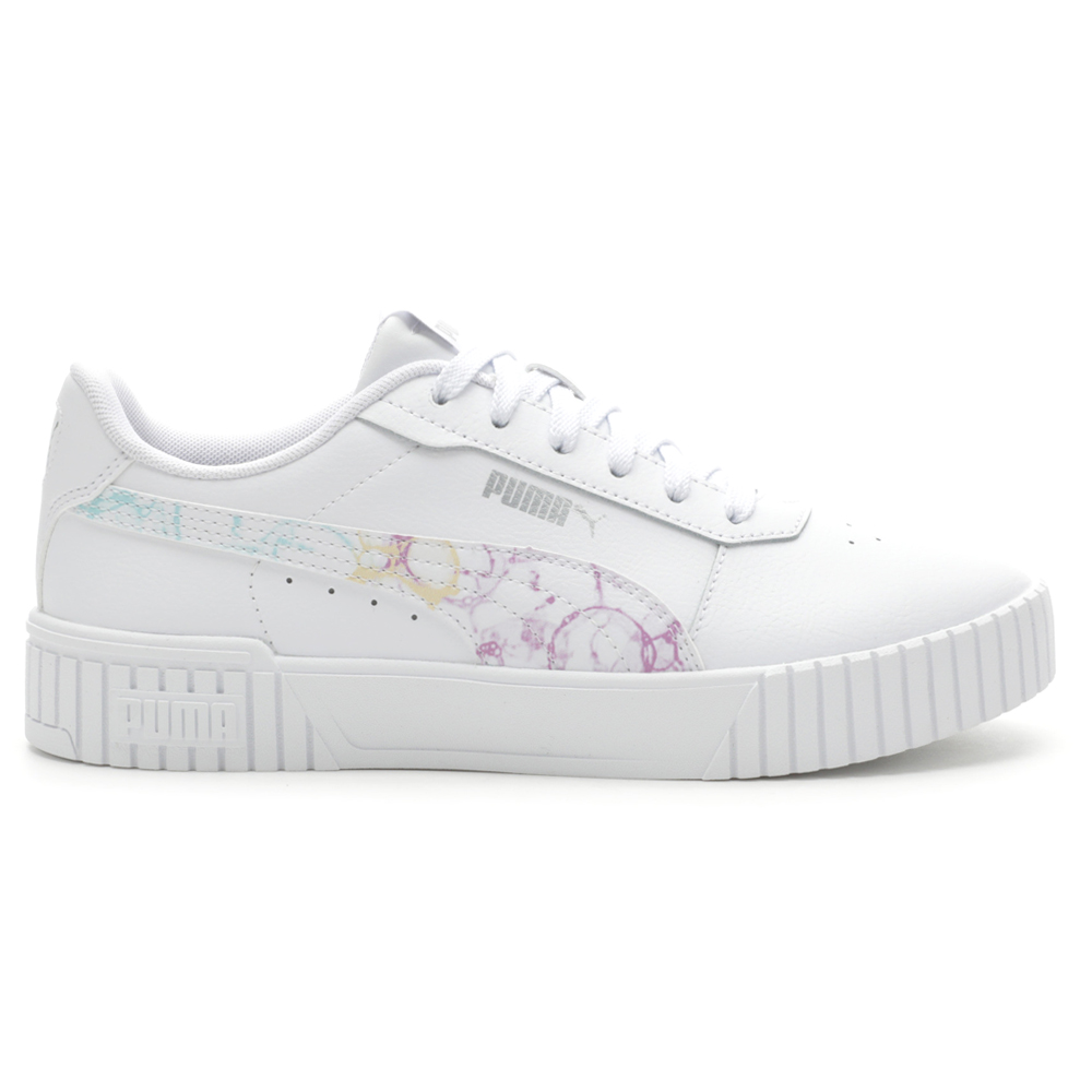 Shop White Womens Puma Catrina Bubble Dye Sneakers