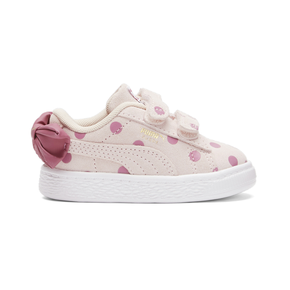 Norma Folleto Ser amado Shop Pink Girls Puma Suede Classic LF Bow Polka Dot Slip On Sneakers (Infant-Little  Kid)