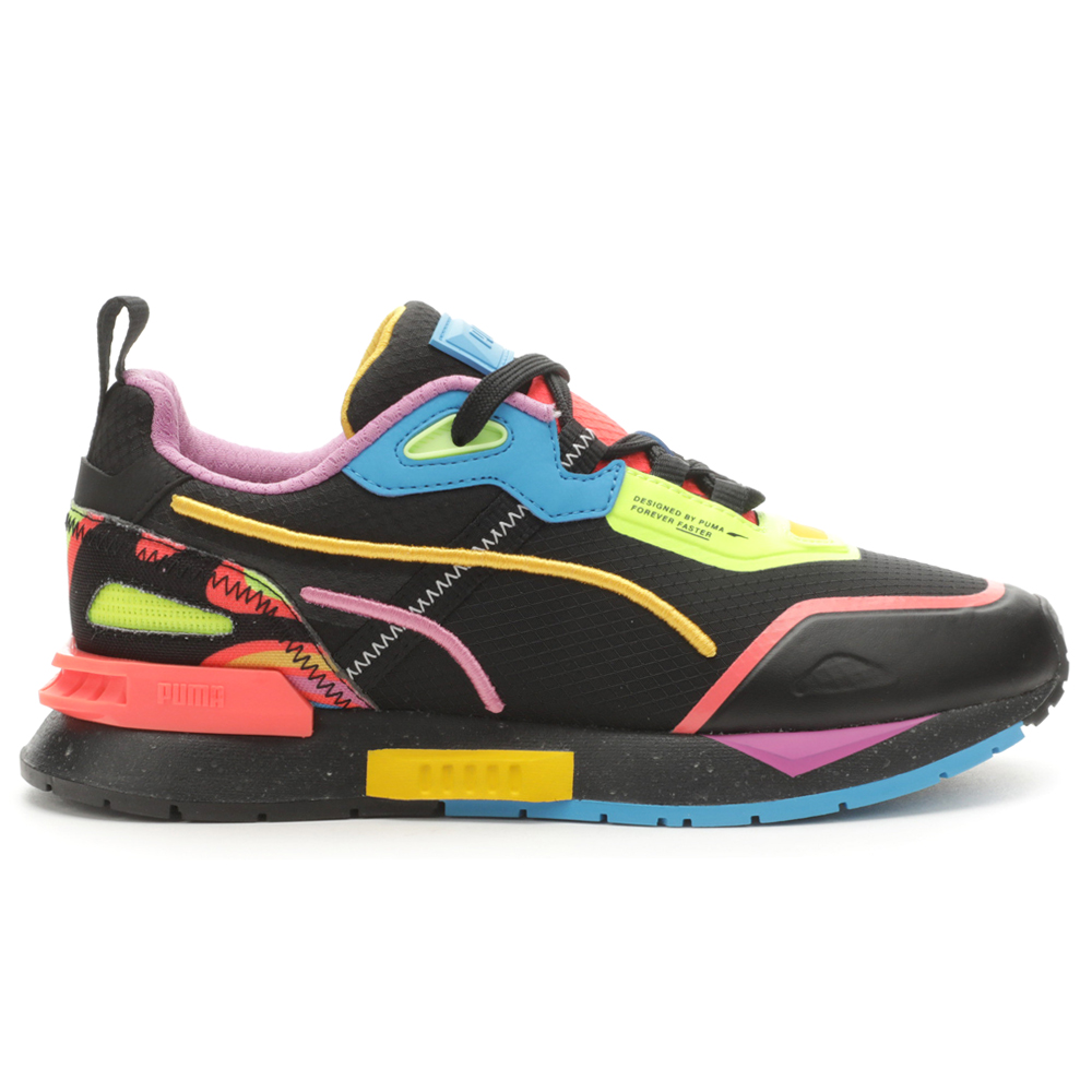 PUMA Mirage Tech Lava Lace Up Youth Boys Black Sneakers