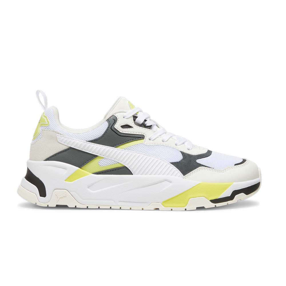PUMA Trinity Lace Up Mens White Sneakers Casual Shoes