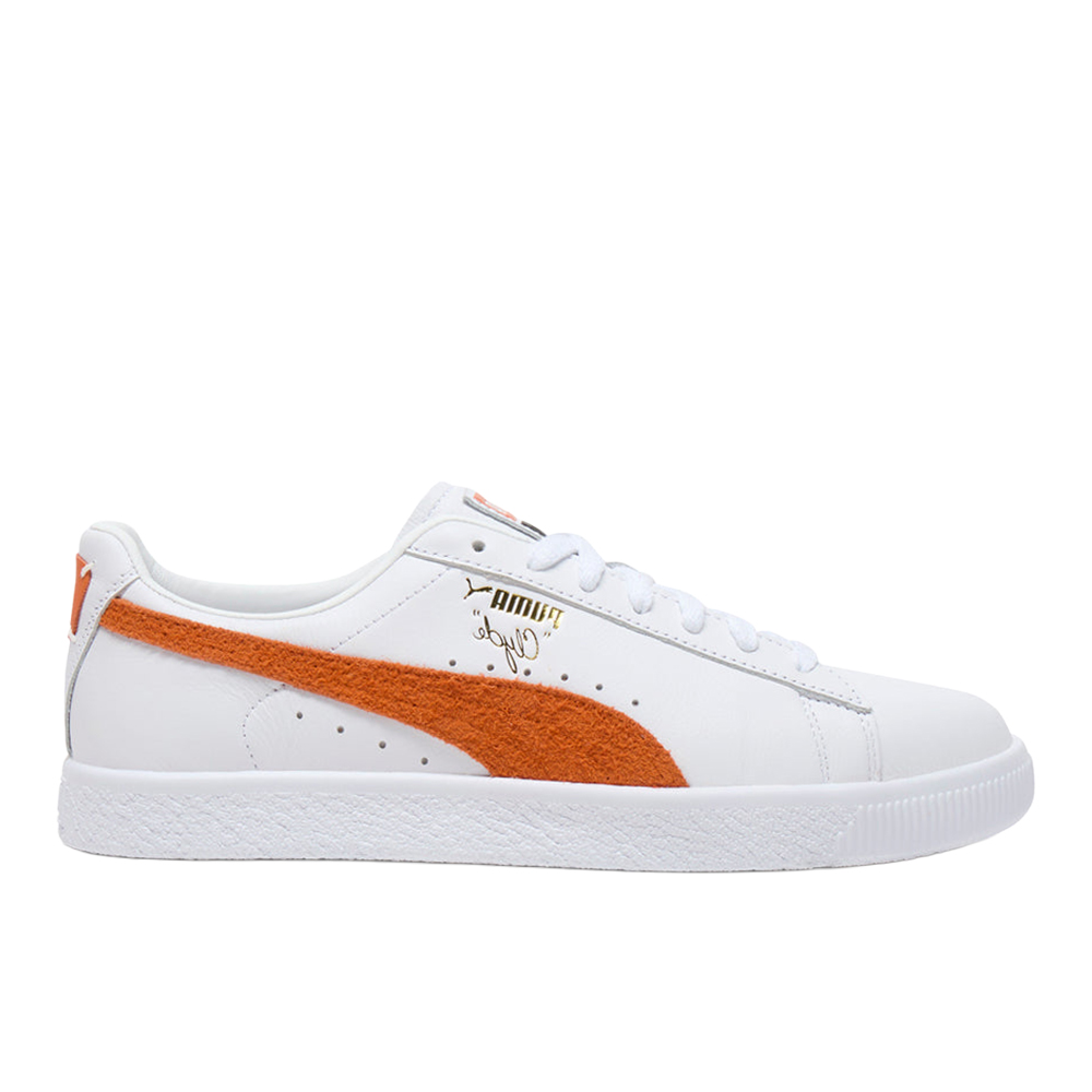 PUMA Clyde Base Sneakers in White, Size 6