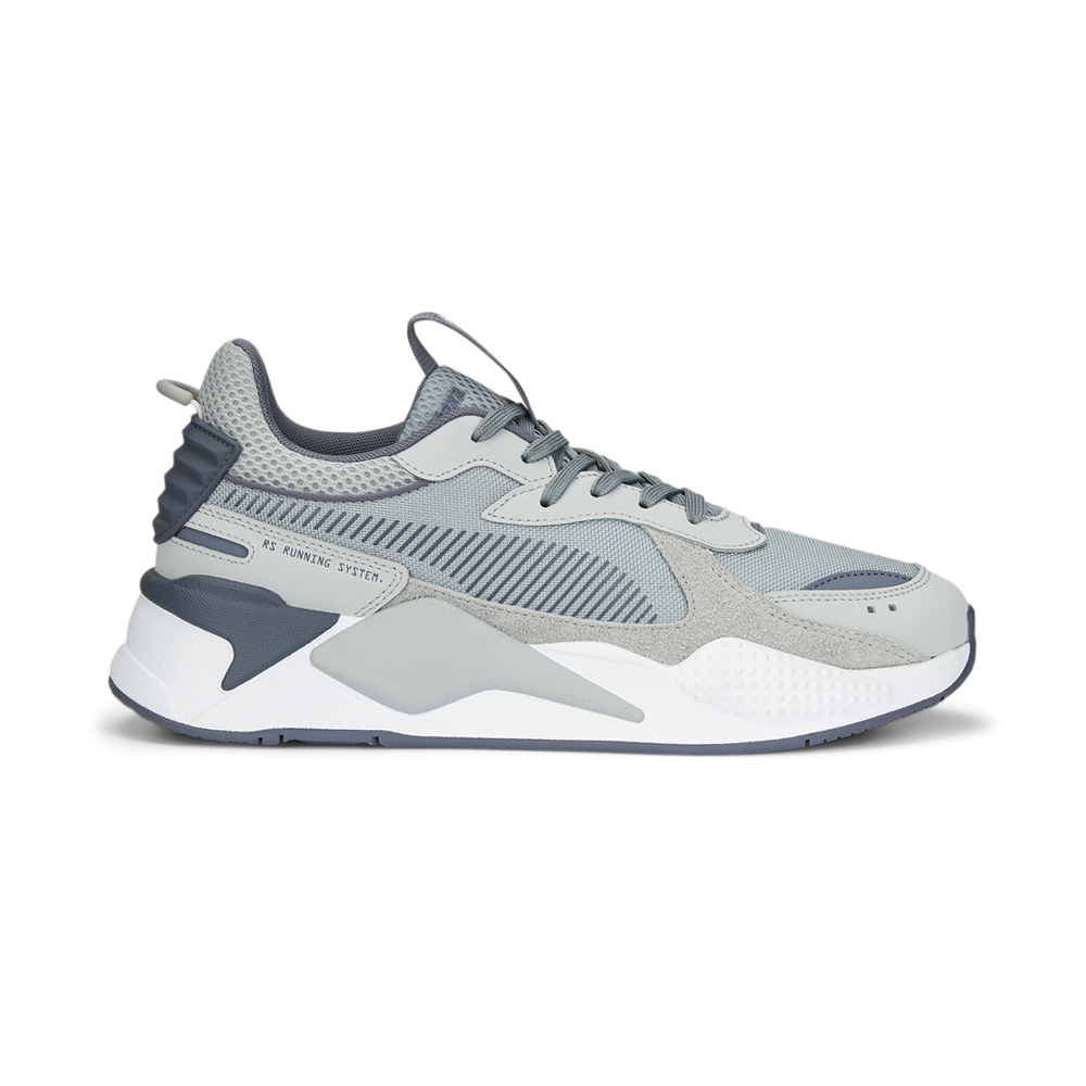 PUMA Rs X Suede Lace Up Mens Grey Sneakers Casual Shoes 39117602
