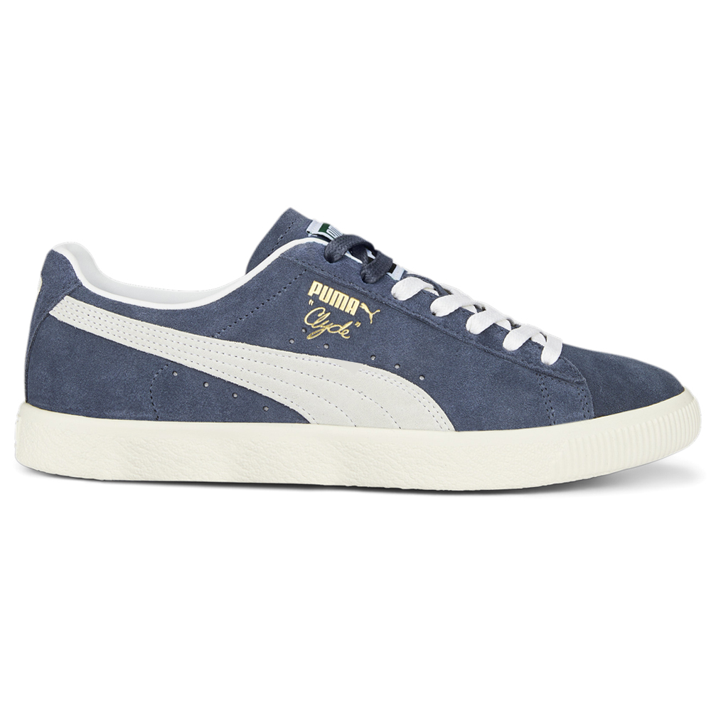 Puma Clyde Og Lace Up Mens Blue Sneakers Casual Shoes 39196201 | eBay