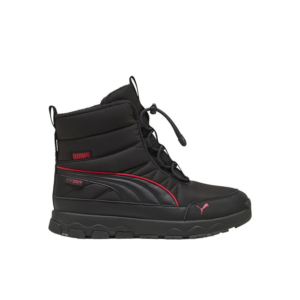 PUMA Evolve Puretex Big Kids' Waterproof Boots in Black, Size 6