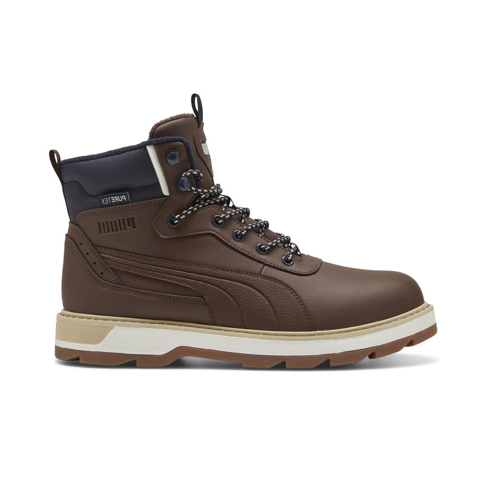 PUMA Desierto V3 Puretex Round Toe Lace Up Mens Brown Casual Boots