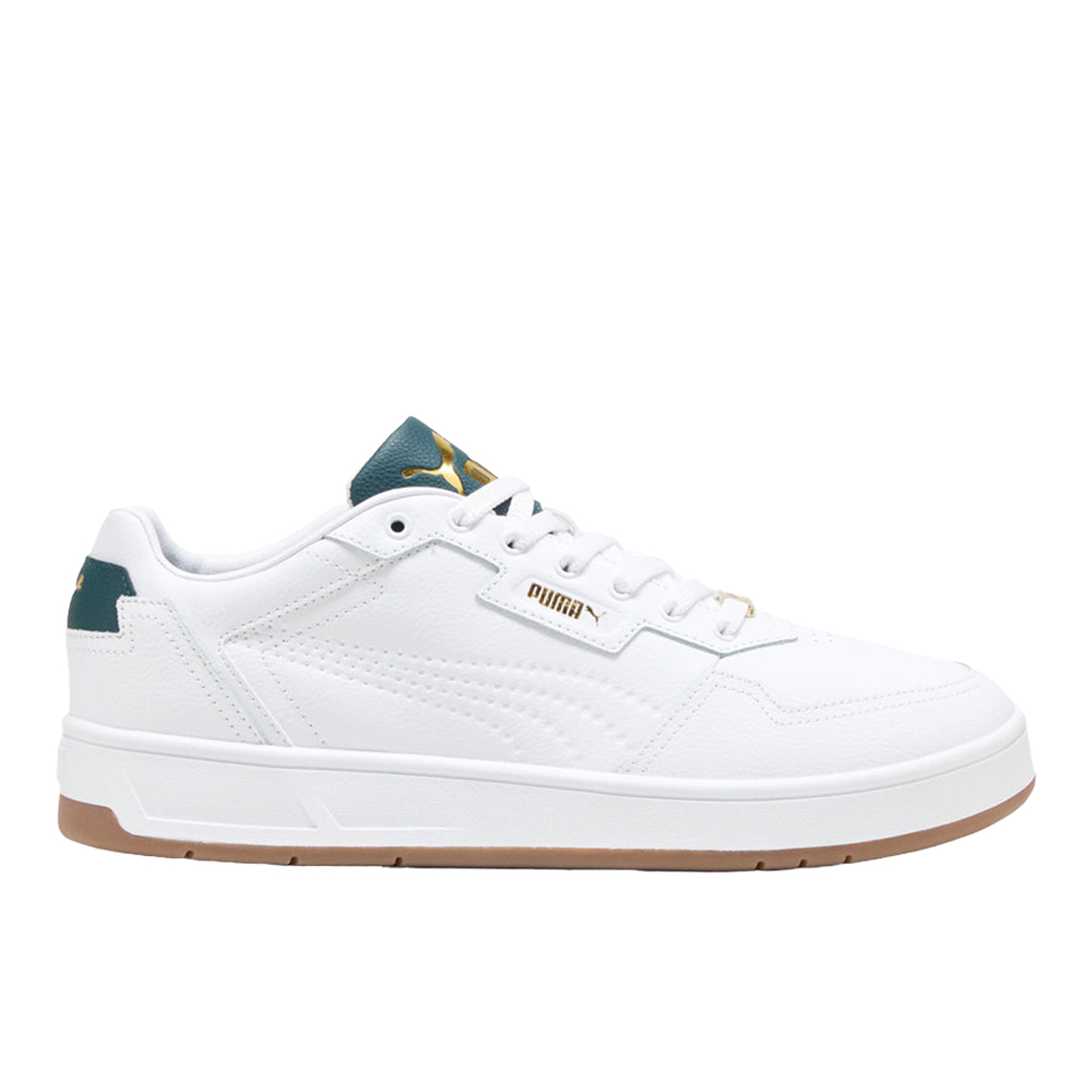 PUMA Court Classic Lux Men's Sneakers in White, Size 8