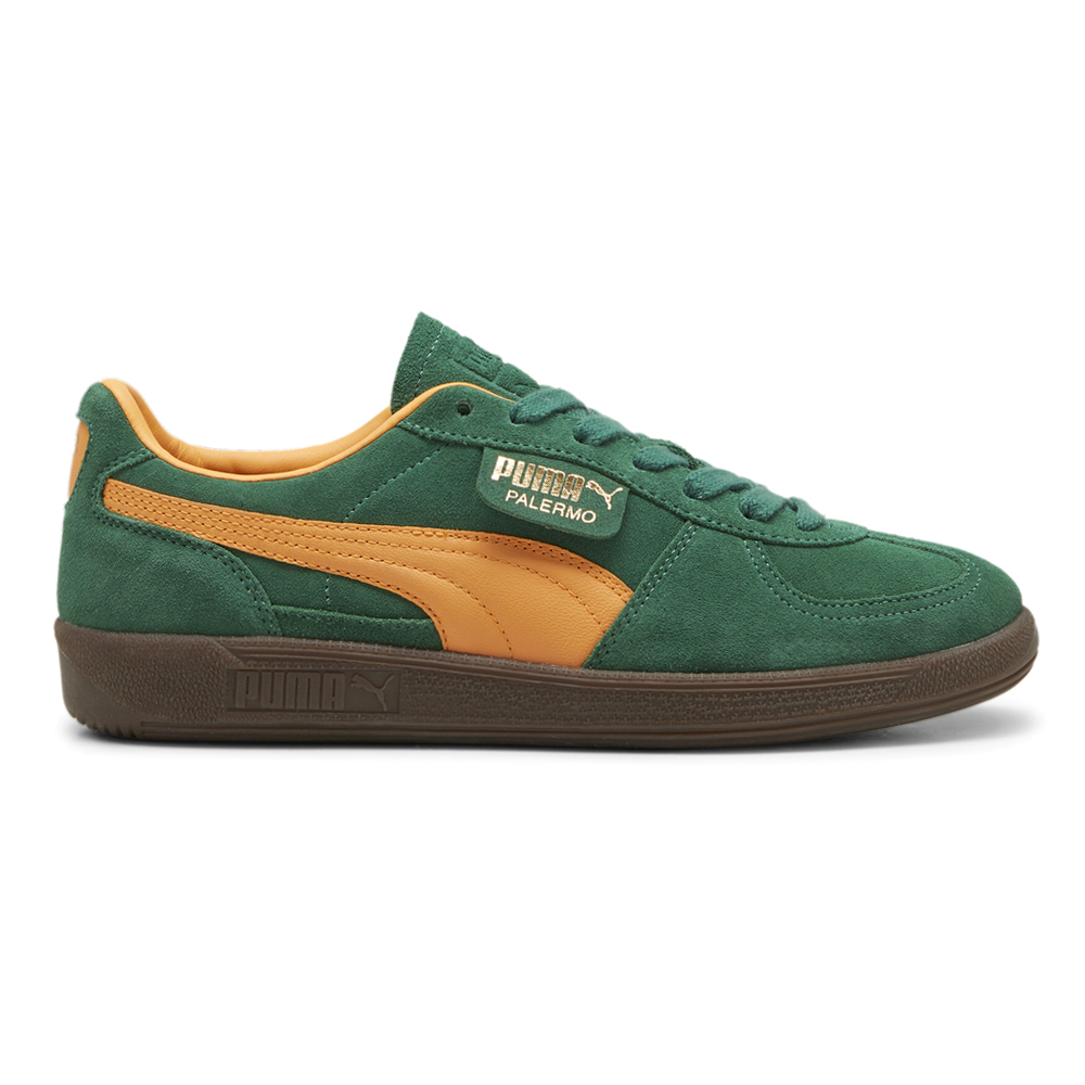 Puma Palermo Lace Up Mens Green Sneakers Casual Shoes 39646305