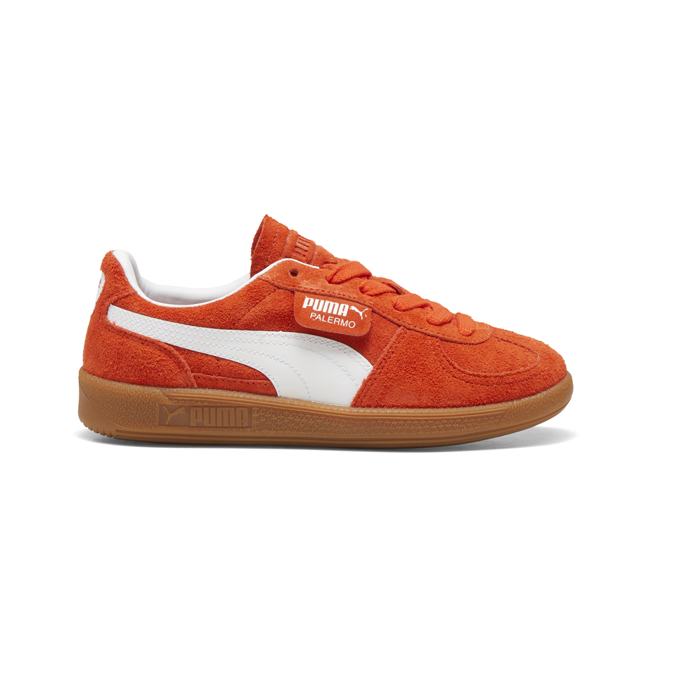 PUMA Palermo Lace Up Youth Boys Orange Sneakers Casual Shoes