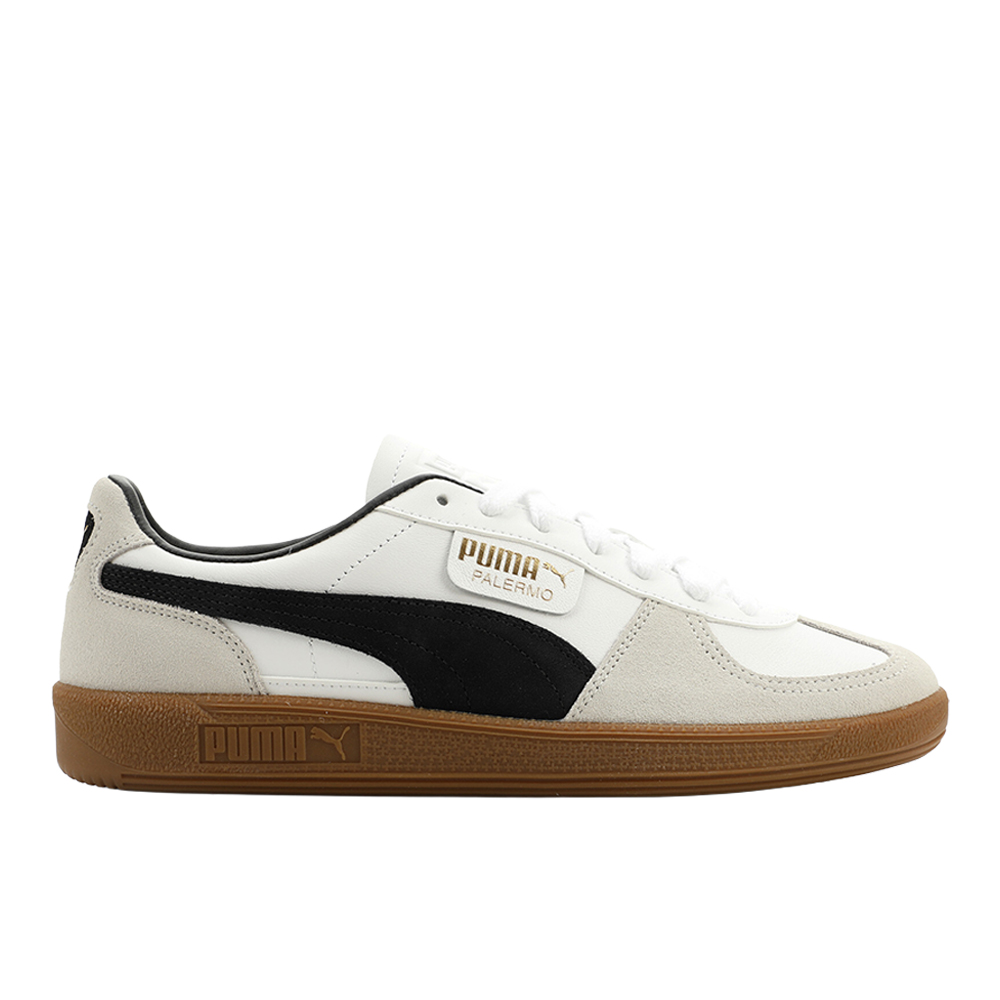 PUMA Palermo Leather Women's Sneakers in White, Size 5.5