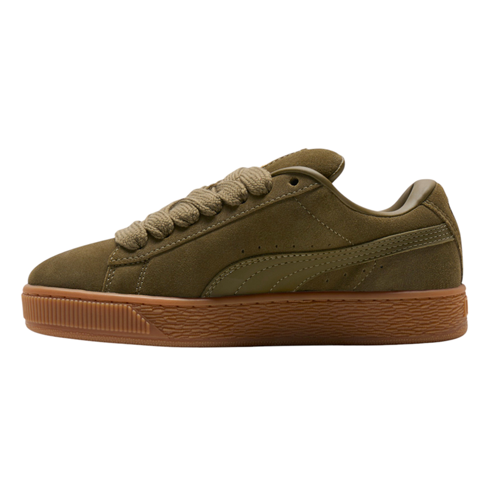 PUMA Suede Xl Lace Up Womens Green Sneakers Casual Shoes