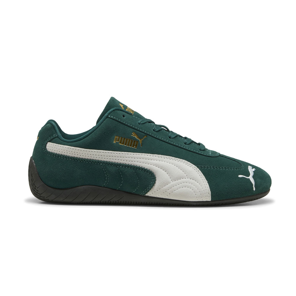 スニーカー PUMA Speedcat OG Green White 39884612 Puma Speedcat Og Lace Up Mens Green Sneakers Casual Shoes