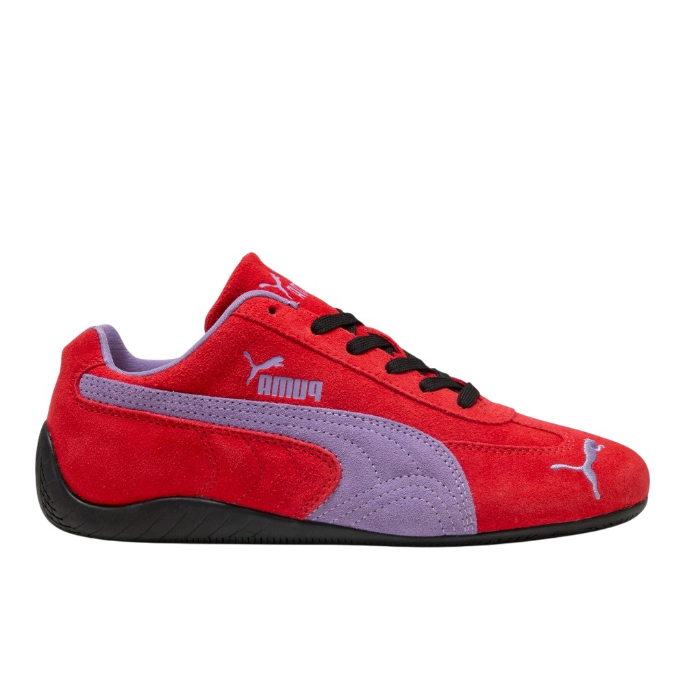 PUMA Speedcat Og Lace Up Mens Purple, Red Sneakers Casual Shoes